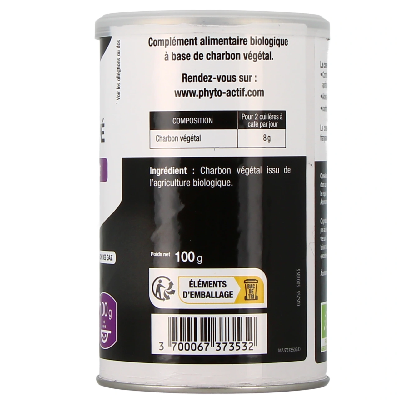 Phyto-Actif Charbon Végétal Activé - Vue 6