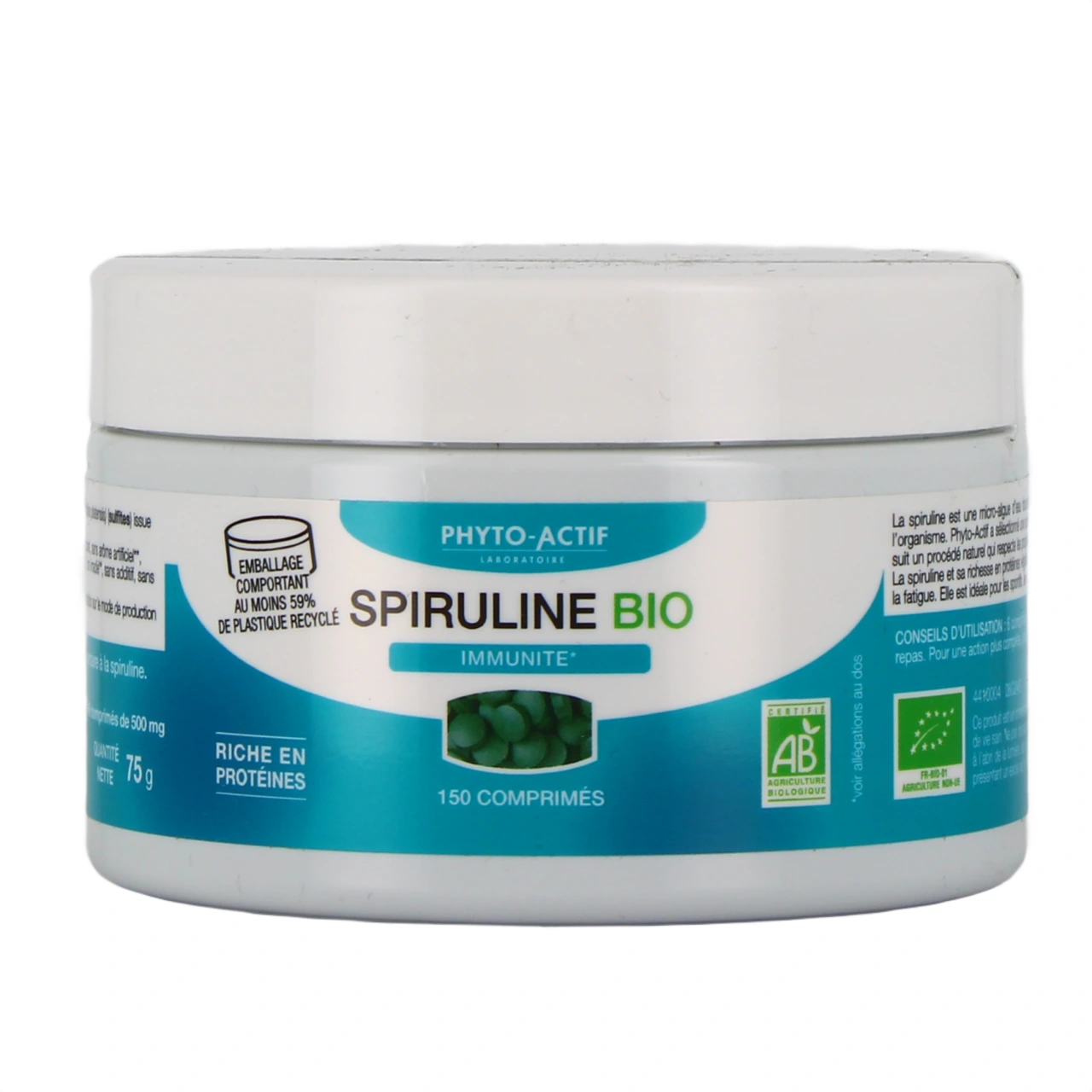 Phyto-Actif Spiruline AB comprimés - Vue 2