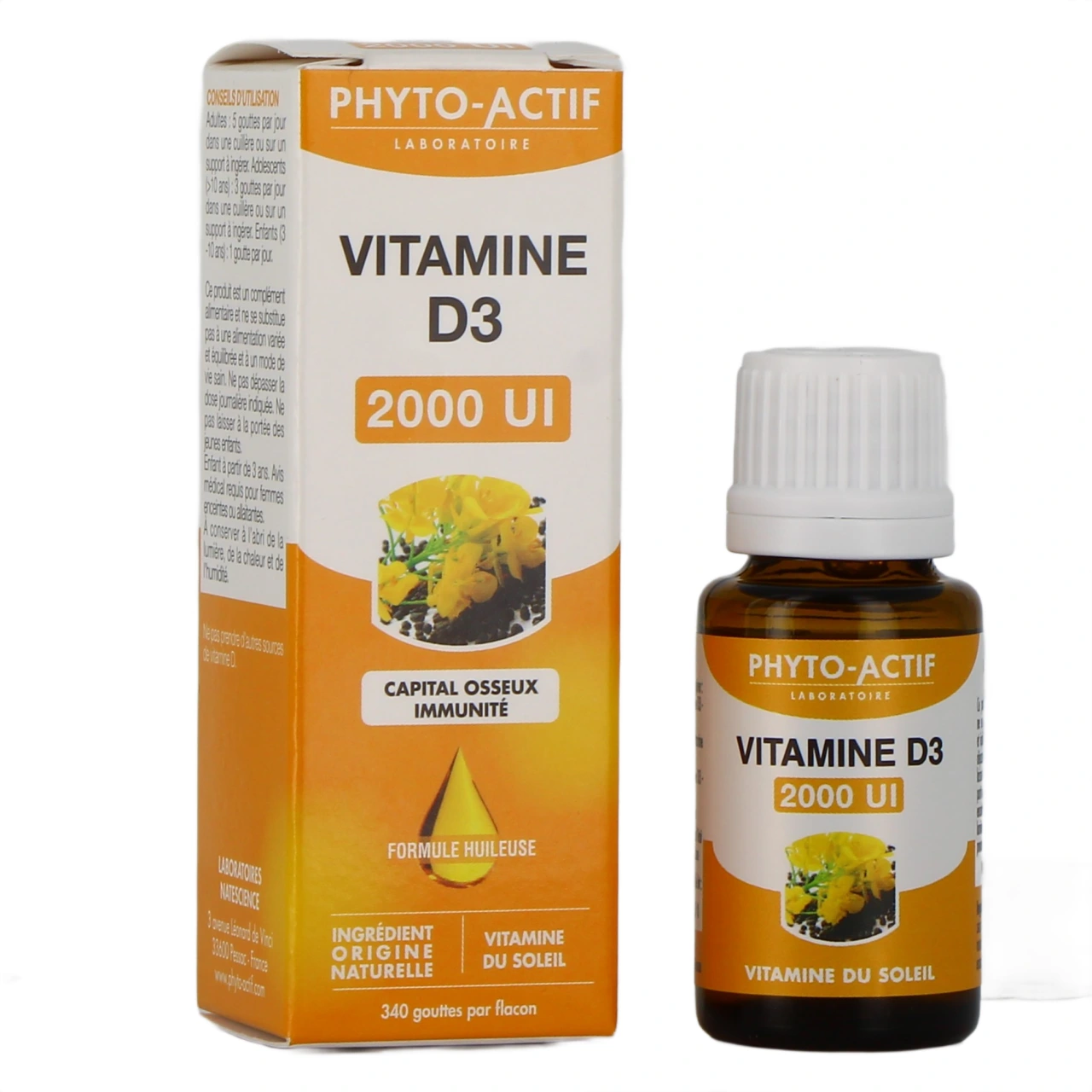 Phyto-Actif Vitamine D3 - Phyto-Actif