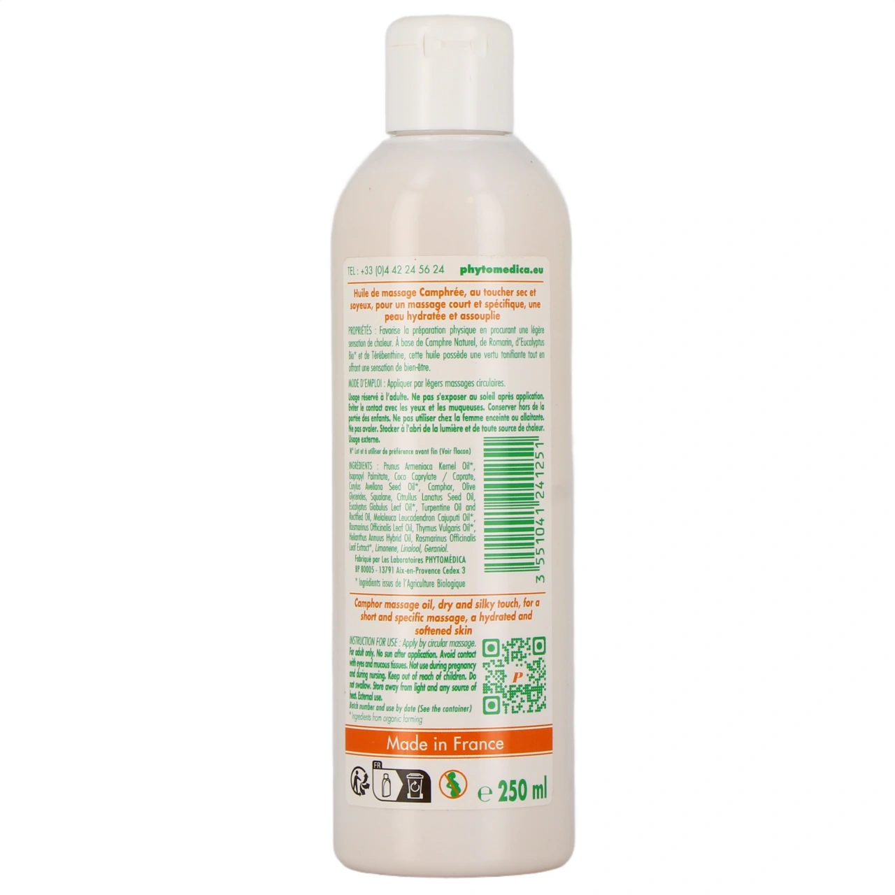 Phytomedica Huile Massage Camphrée - Vue 3
