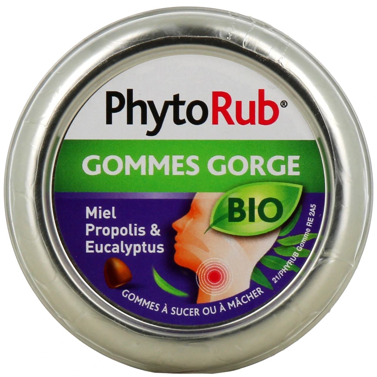 PhytoRub Gommes Gorge Bio - Nutreov Physcience