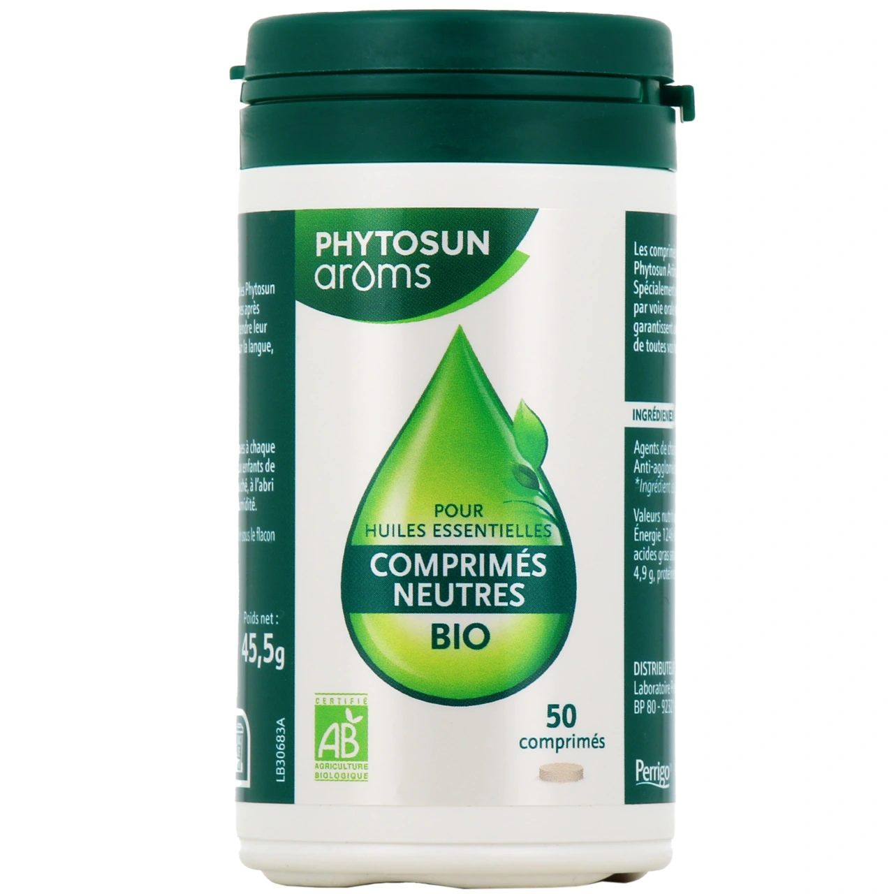 Phytosun Arôms Comprimés Neutres Bio - Phytosun Aroms