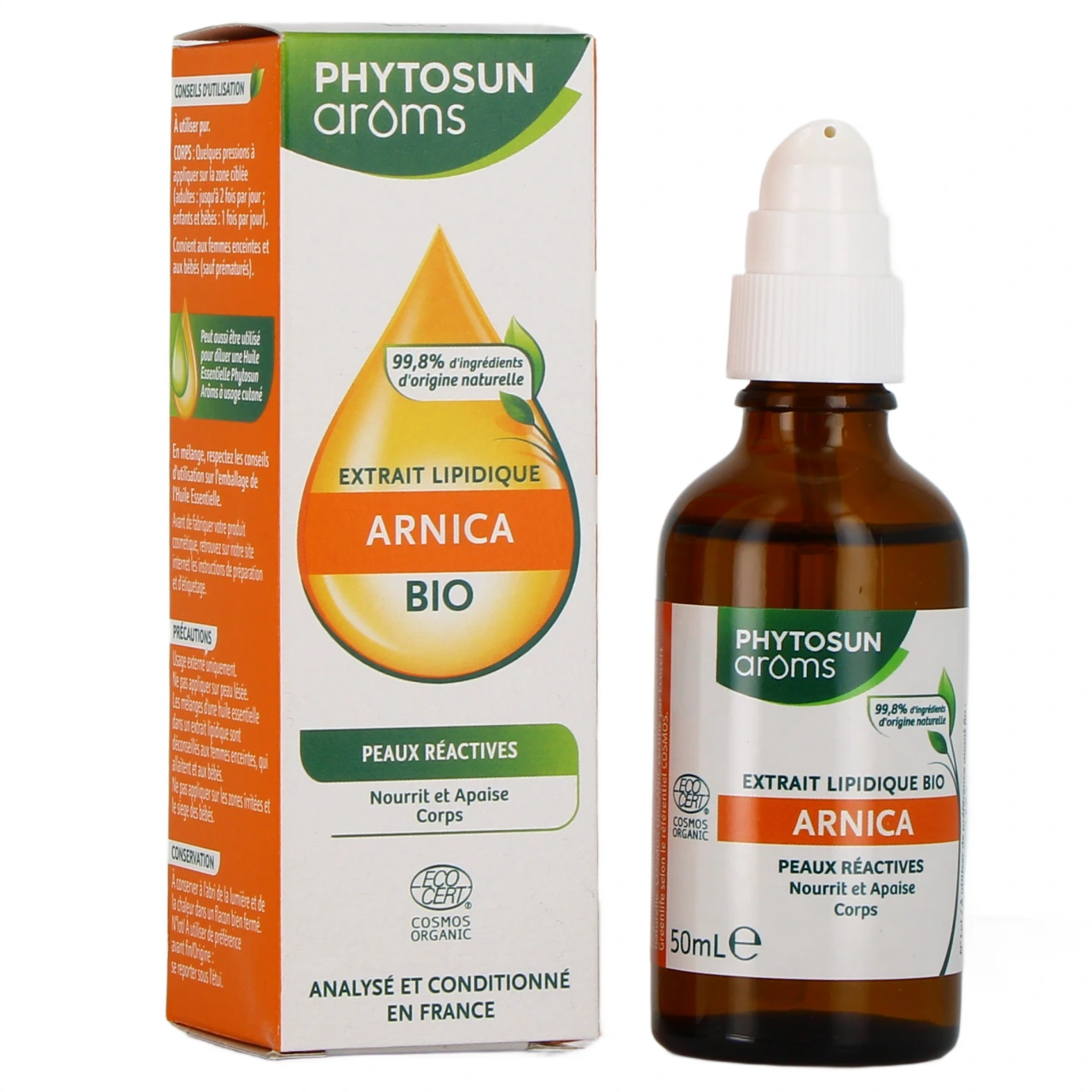 Phytosun Arôms Extrait Lipidique Arnica Bio - Phytosun Aroms