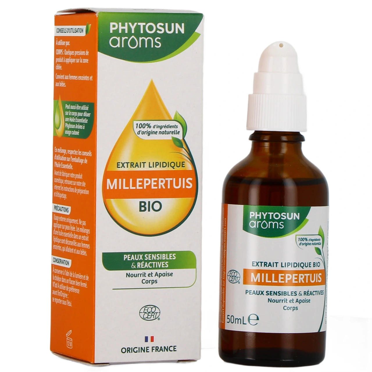 Phytosun Arôms Huile de Millepertuis Bio - Phytosun Aroms