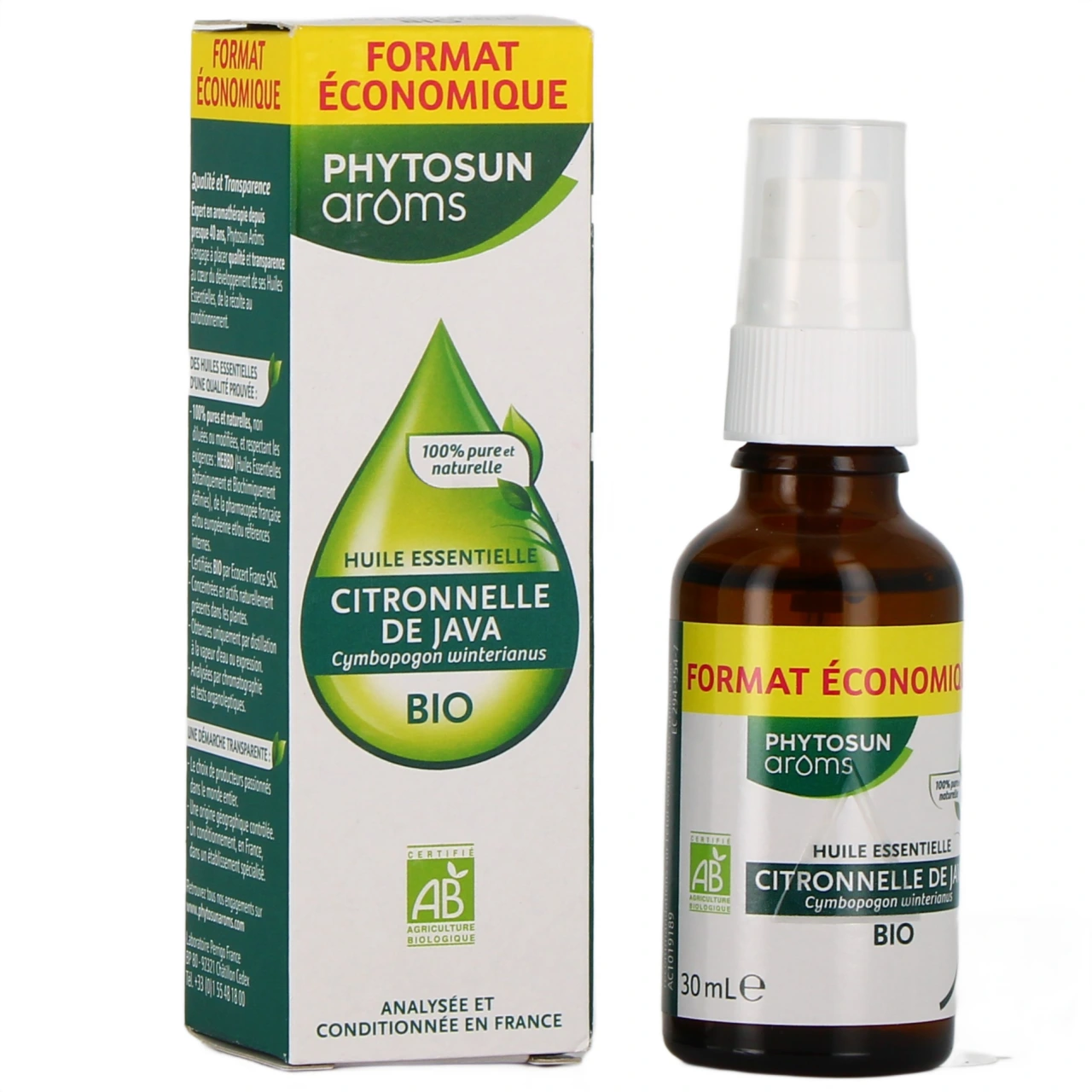 Phytosun Aroms Huile Essentielle Citronnelle de Java - Vue 4