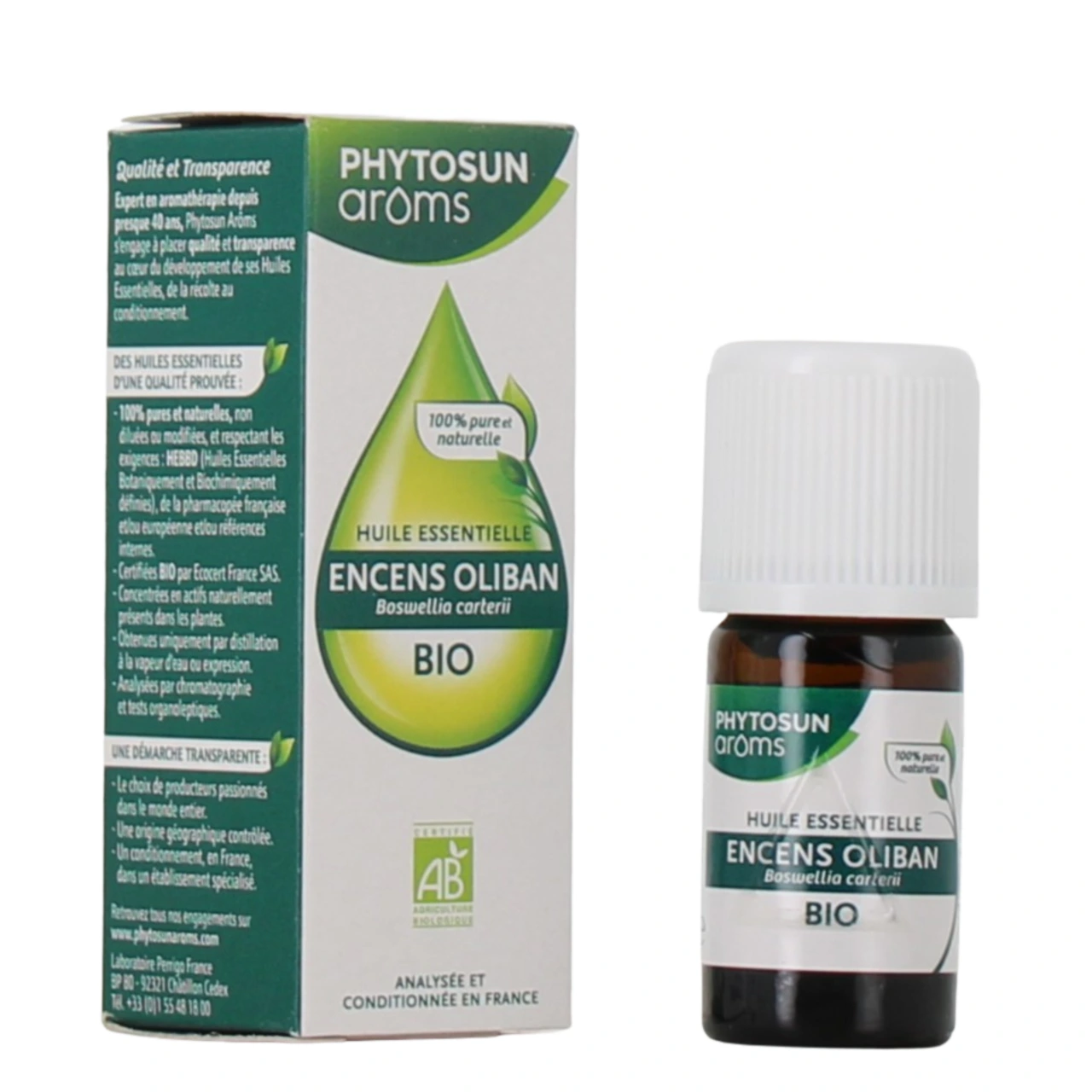 Phytosun Aroms Huile Essentielle d'Encens Oliban Bio - Phytosun Aroms