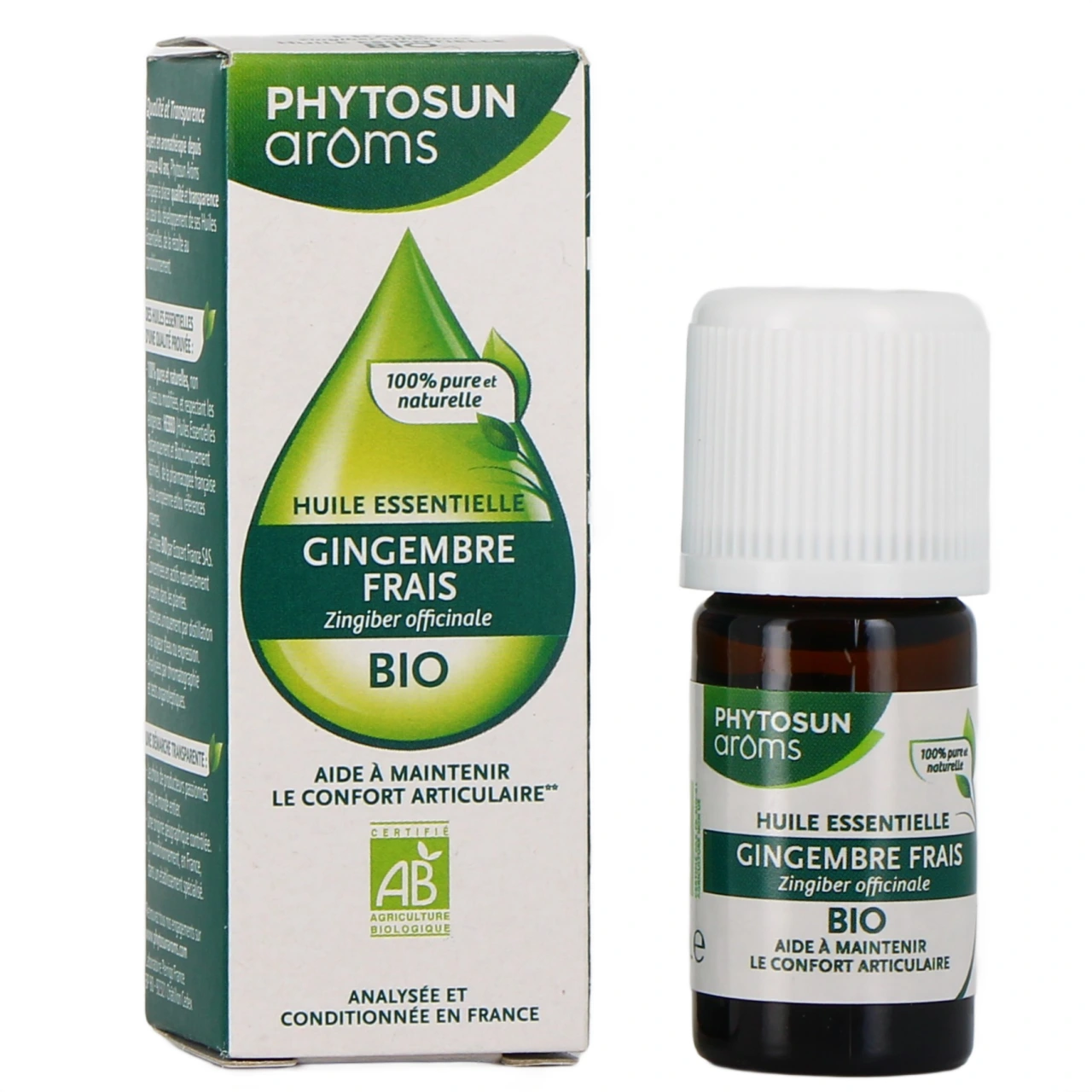 Phytosun aroms huile essentielle gingembre frais Bio - Phytosun Aroms