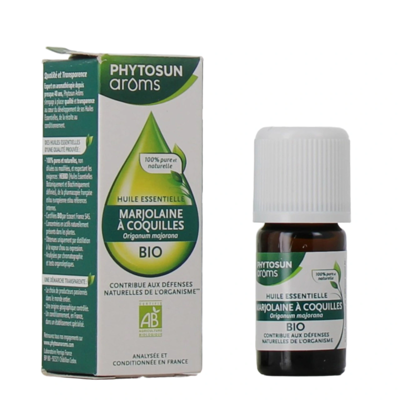 Phytosun Aroms Huile Essentielle Marjolaine à Coquilles Bio - Phytosun Aroms