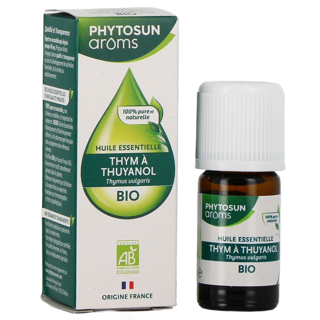 Phytosun Aroms Huile Essentielle Thym à Thuyanol Bio - Phytosun Aroms