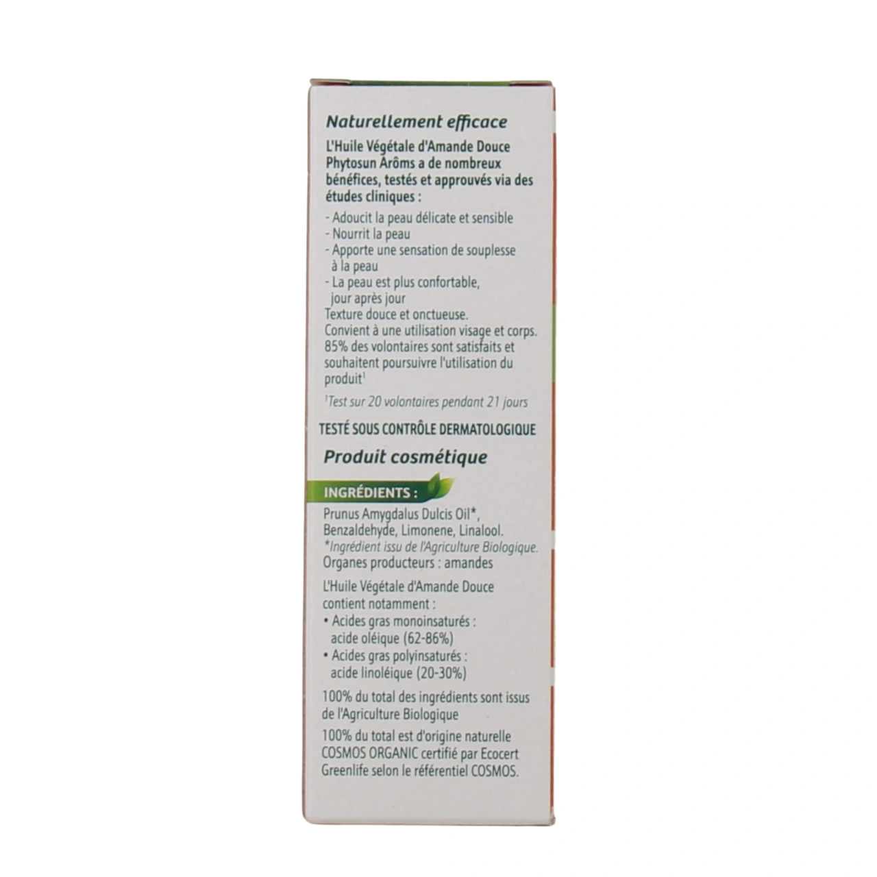 Phytosun Aroms Huile Végétale d'Amande Douce Bio - Vue 6