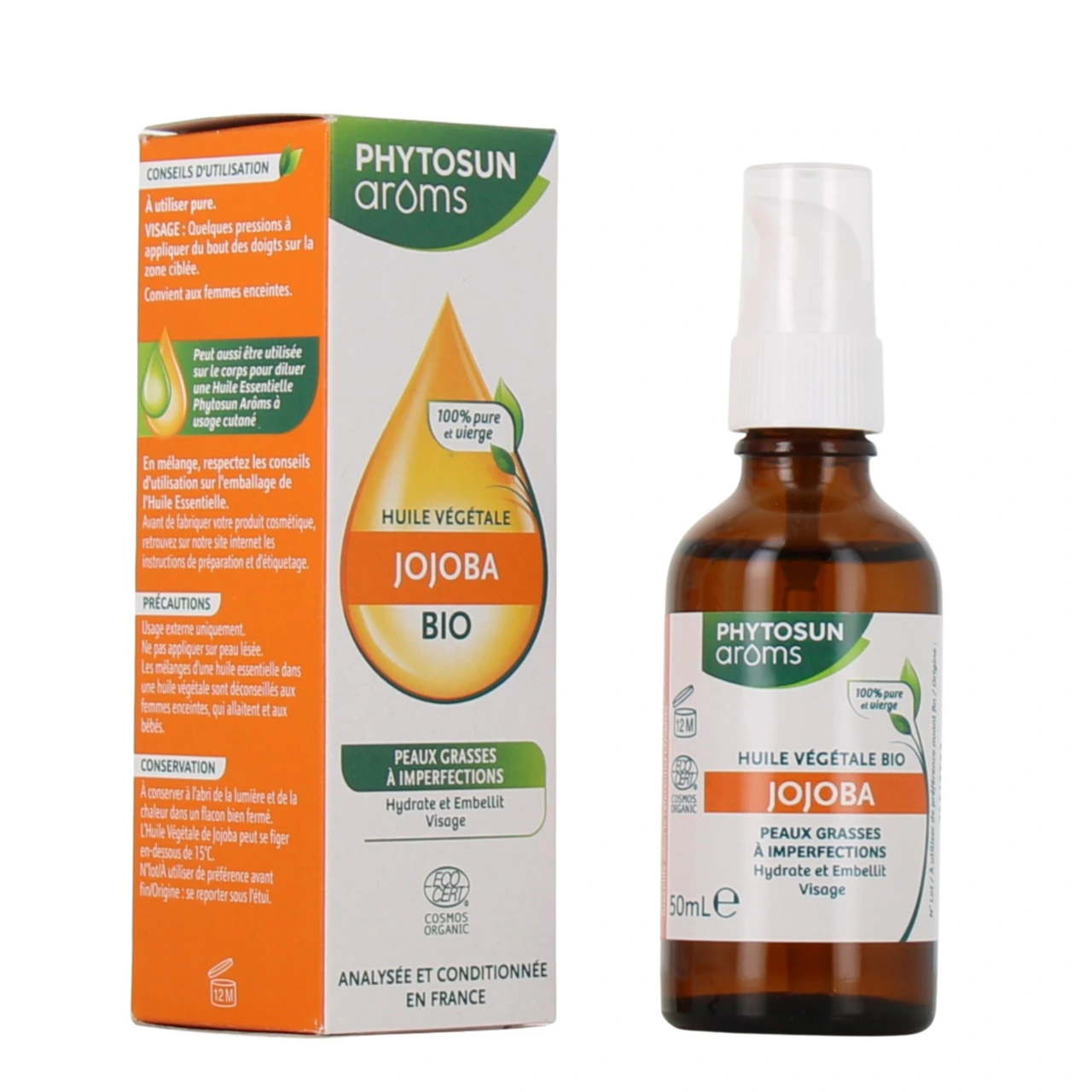 Phytosun Aroms Huile Végétale de Jojoba Bio - Phytosun Aroms