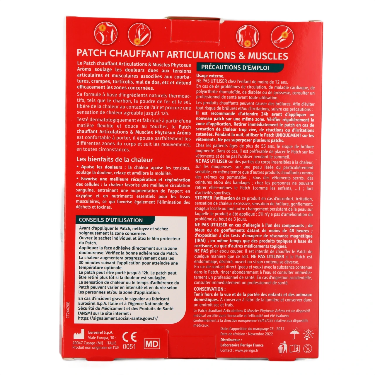 Phytosun Aroms Patch Chauffant Articulations et Muscles - Vue 3