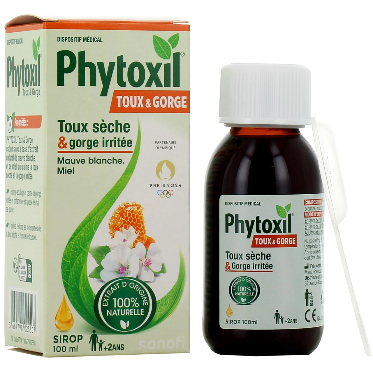 Phytoxil Toux et Gorge Sirop 2 en 1 - Phytoxil