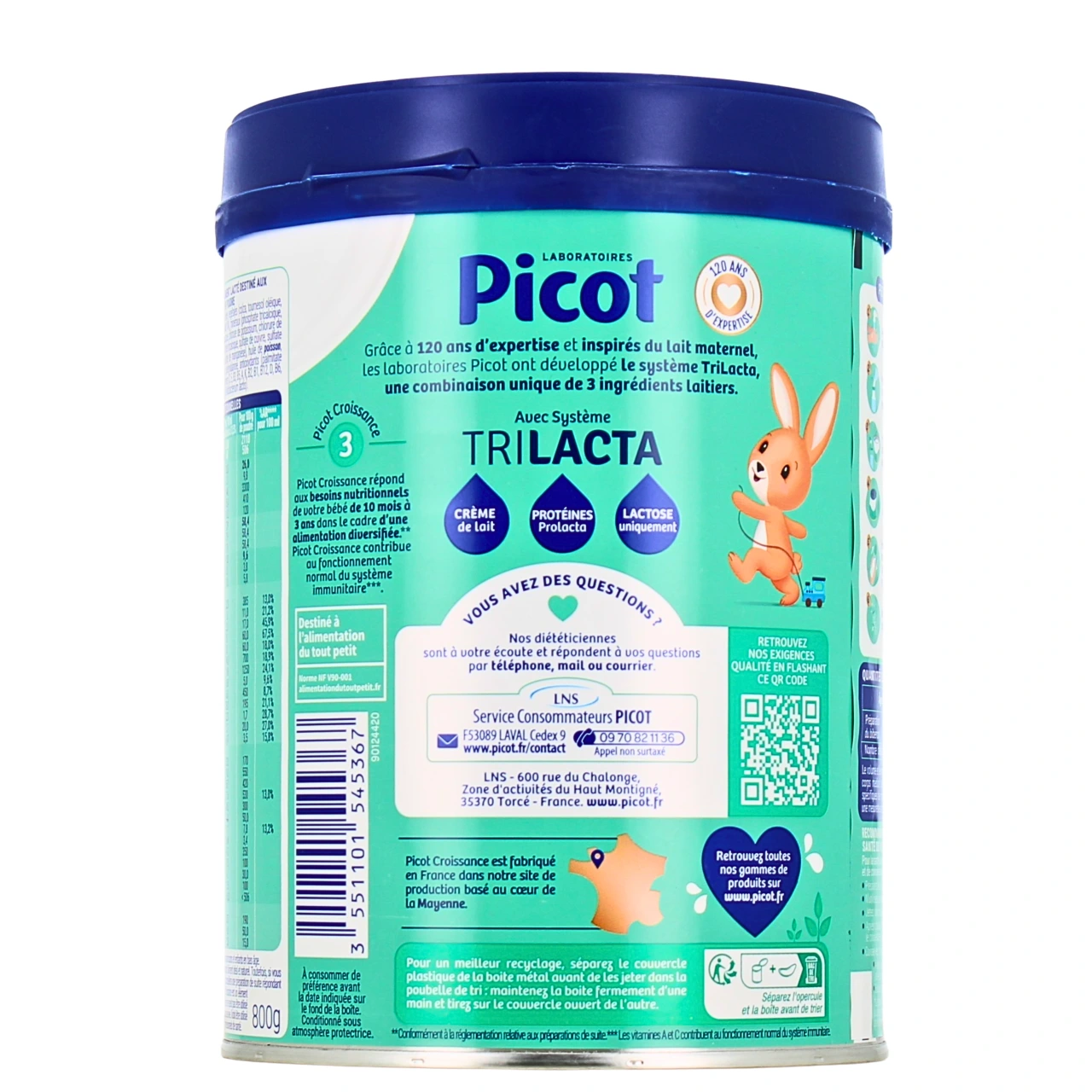 Picot Lait 3eme âge Croissance - Vue 4