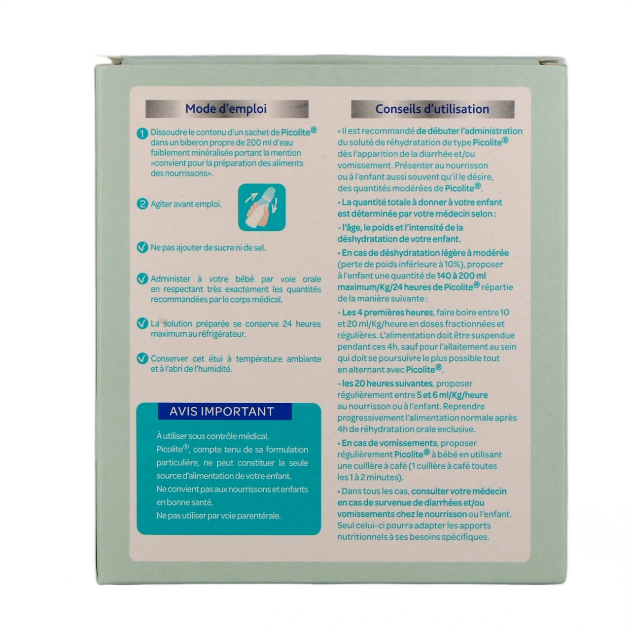Picot Picolite Soluté de Réhydratation Orale - Vue 3