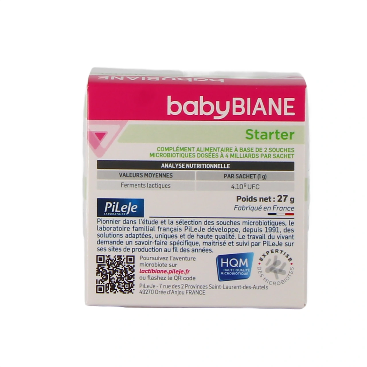 Pileje Babybiane Starter - Vue 3
