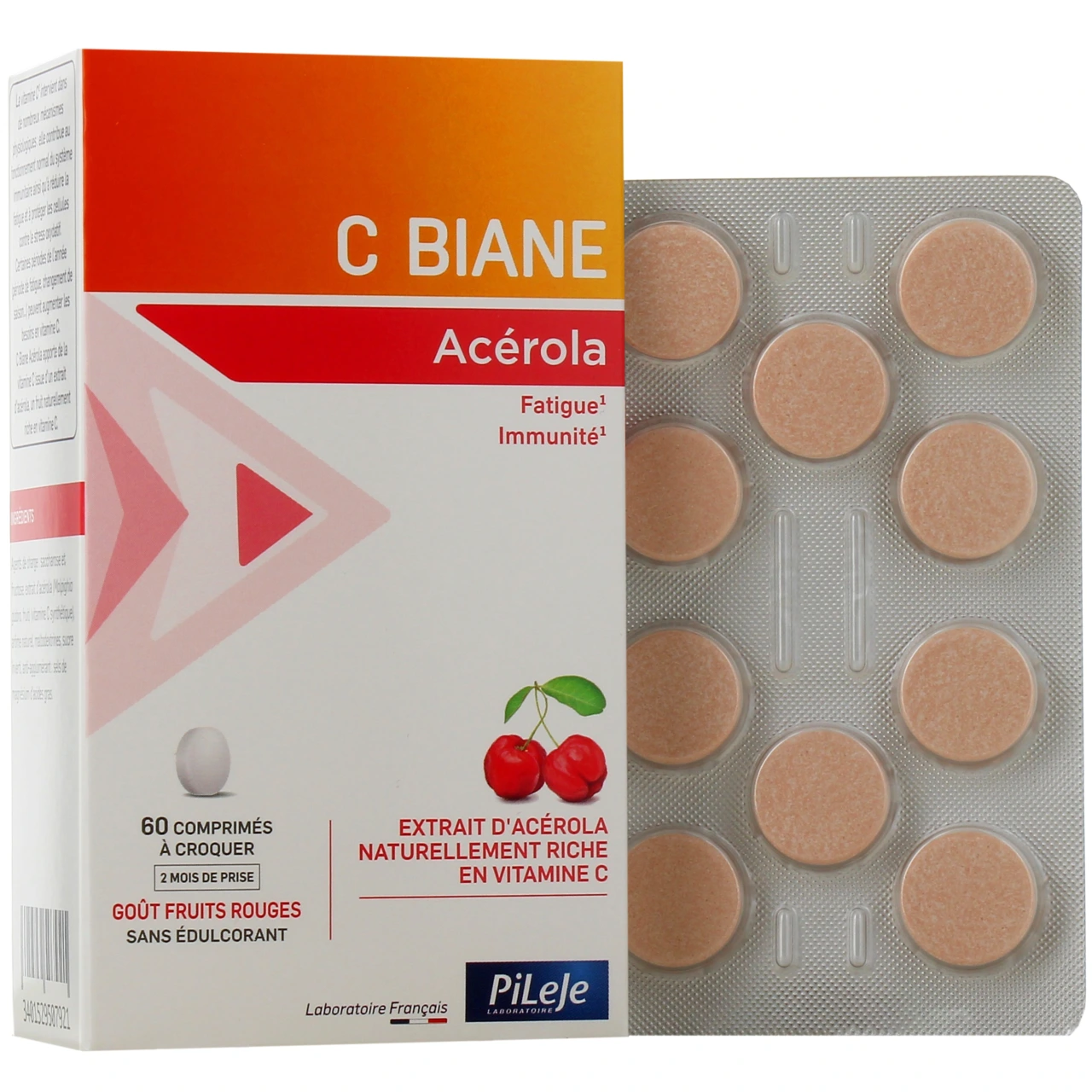 Pileje C Biane Acérola comprimés à croquer - Vue 3
