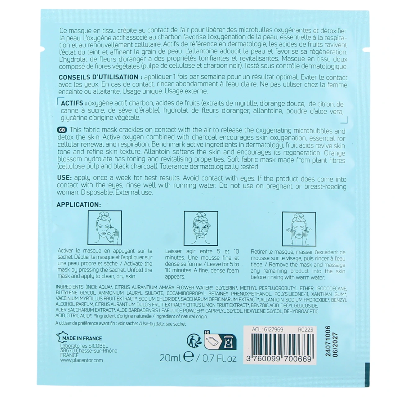 Placentor Masque Tissu - Vue 4