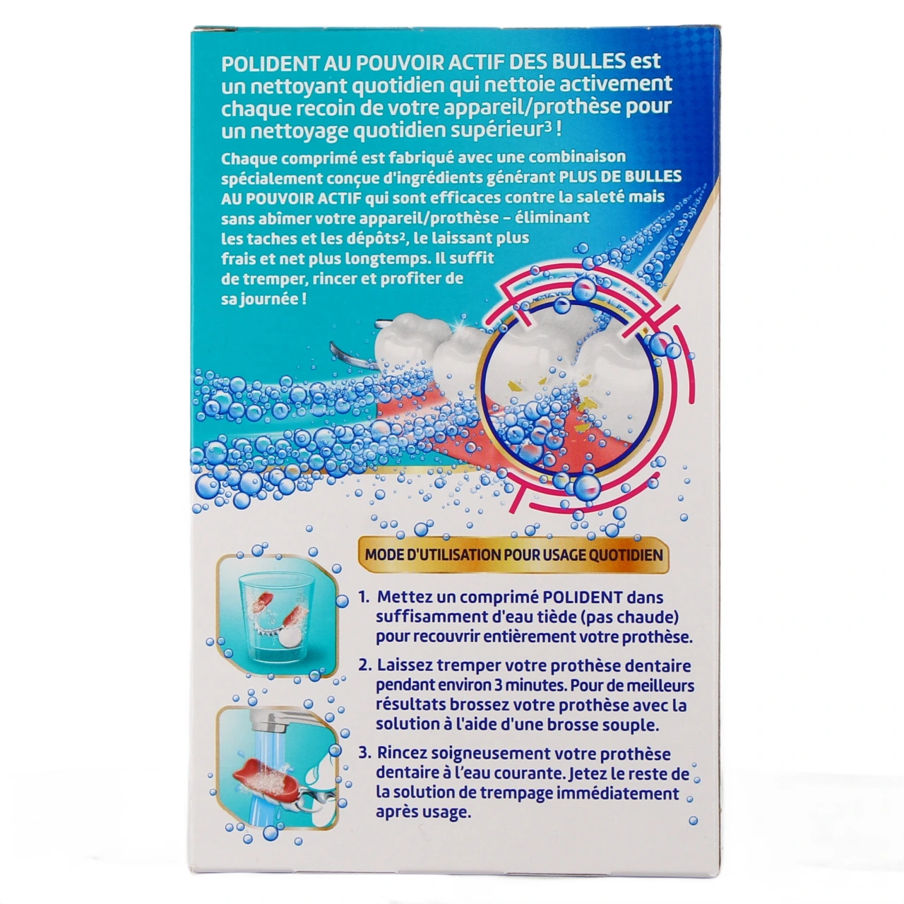 Polident 3 minutes Nettoyant - Vue 3
