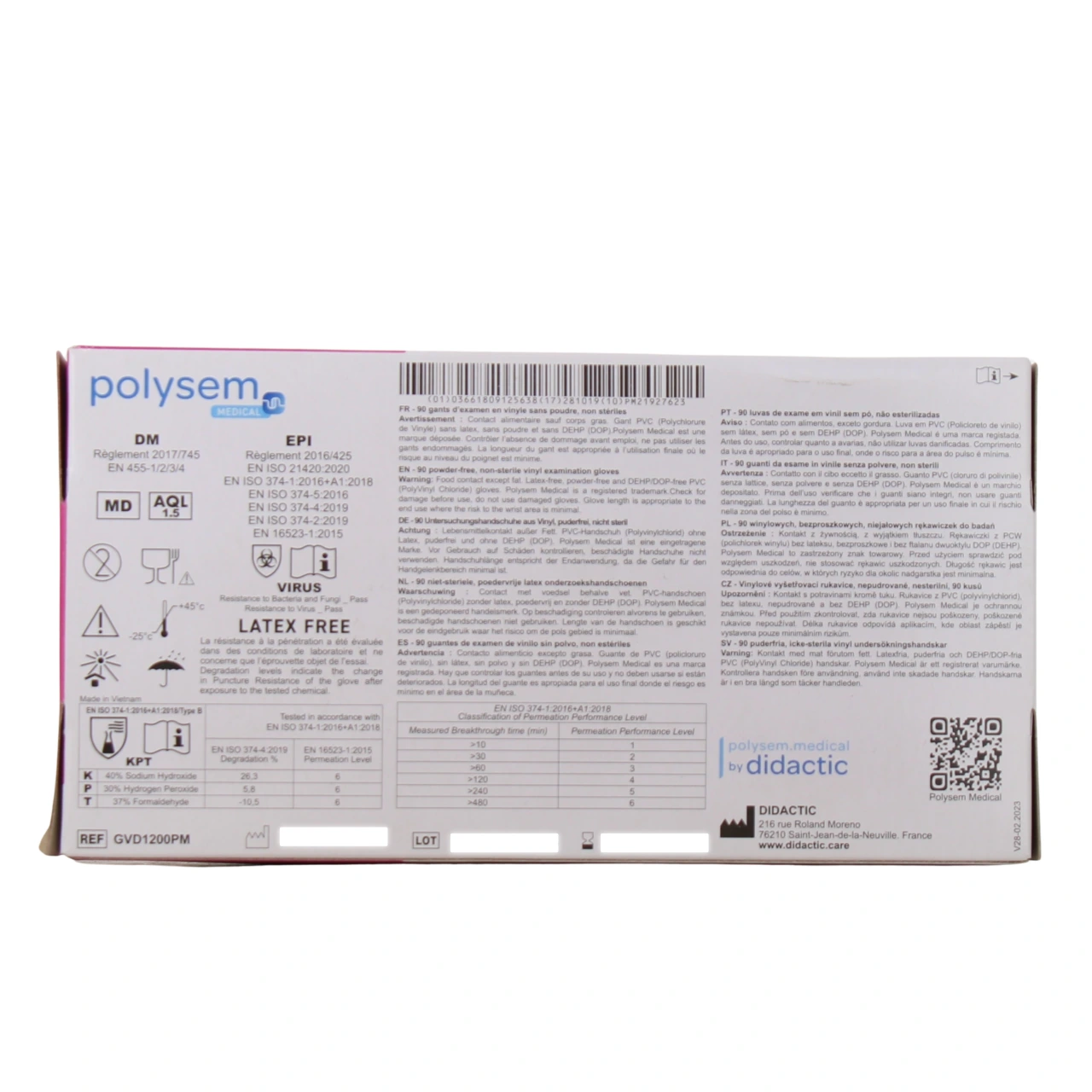 Polysem Médical Gants Vinyle - Vue 2