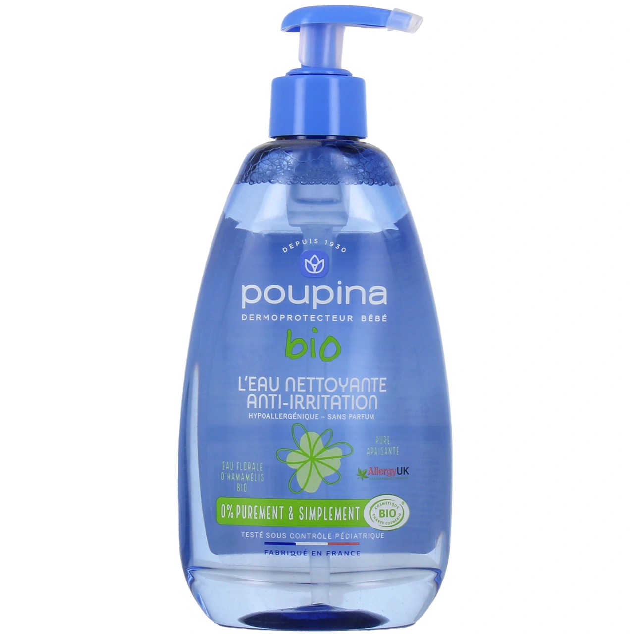 Poupina Eau Nettoyante Bio Anti-Irritation - Poupina