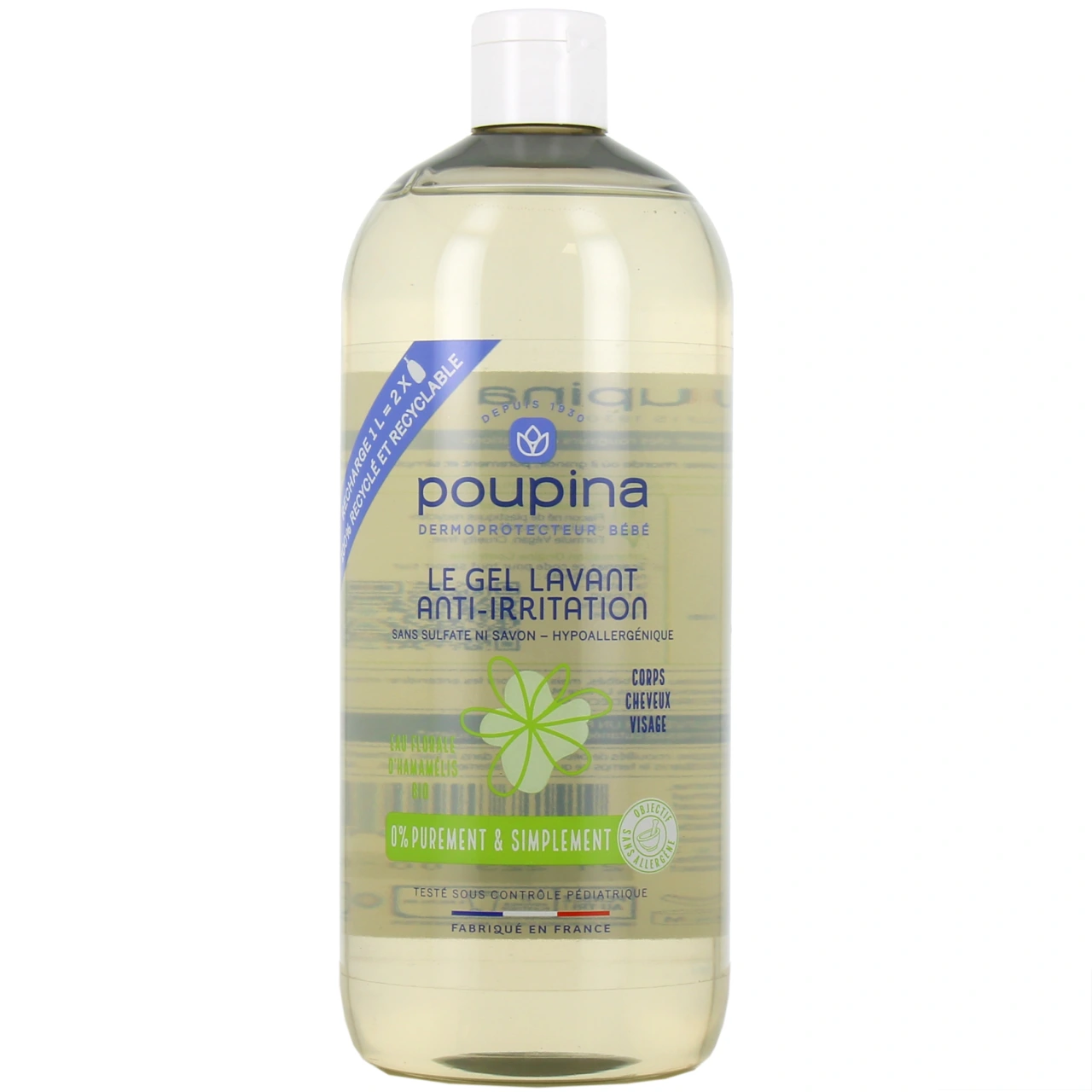 Poupina Gel Lavant Anti-irritation - Vue 4