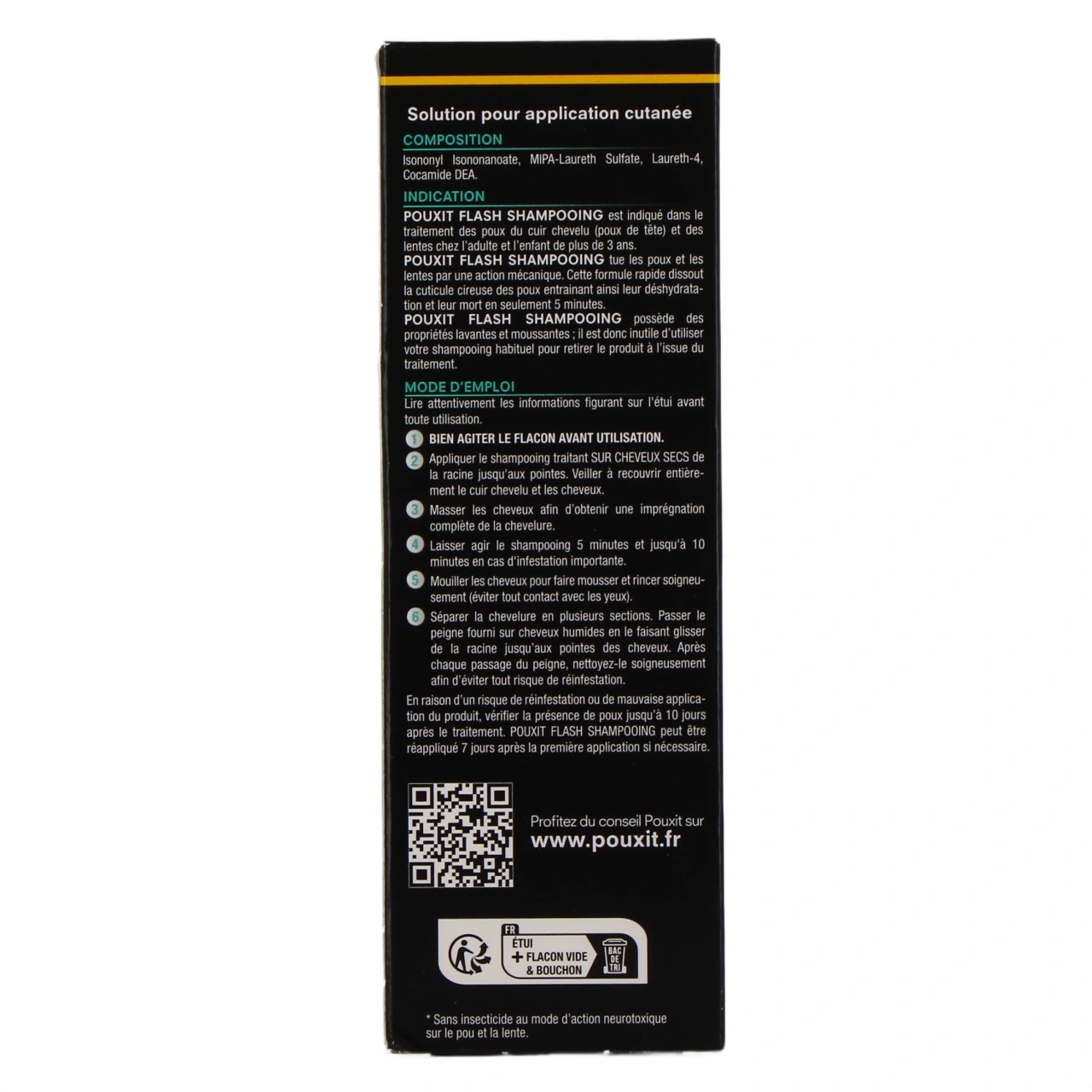 Pouxit Flash Shampooing Anti-Poux & Lentes - Vue 3
