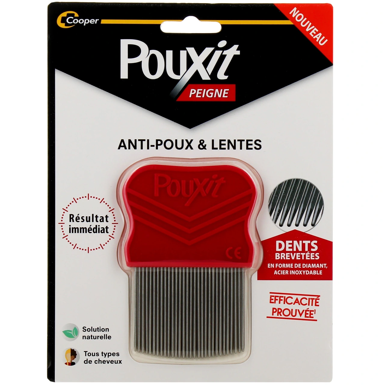 Pouxit Peigne Anti-Poux & Lentes - Pouxit
