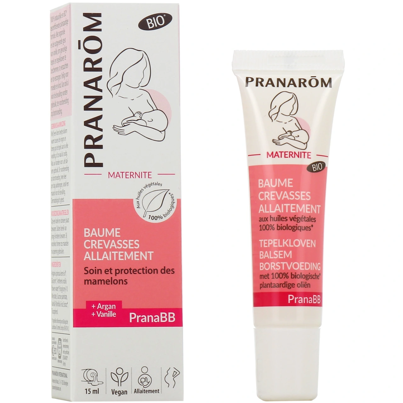 PranaBB Baume Crevasses Allaitement Bio - Pranarom