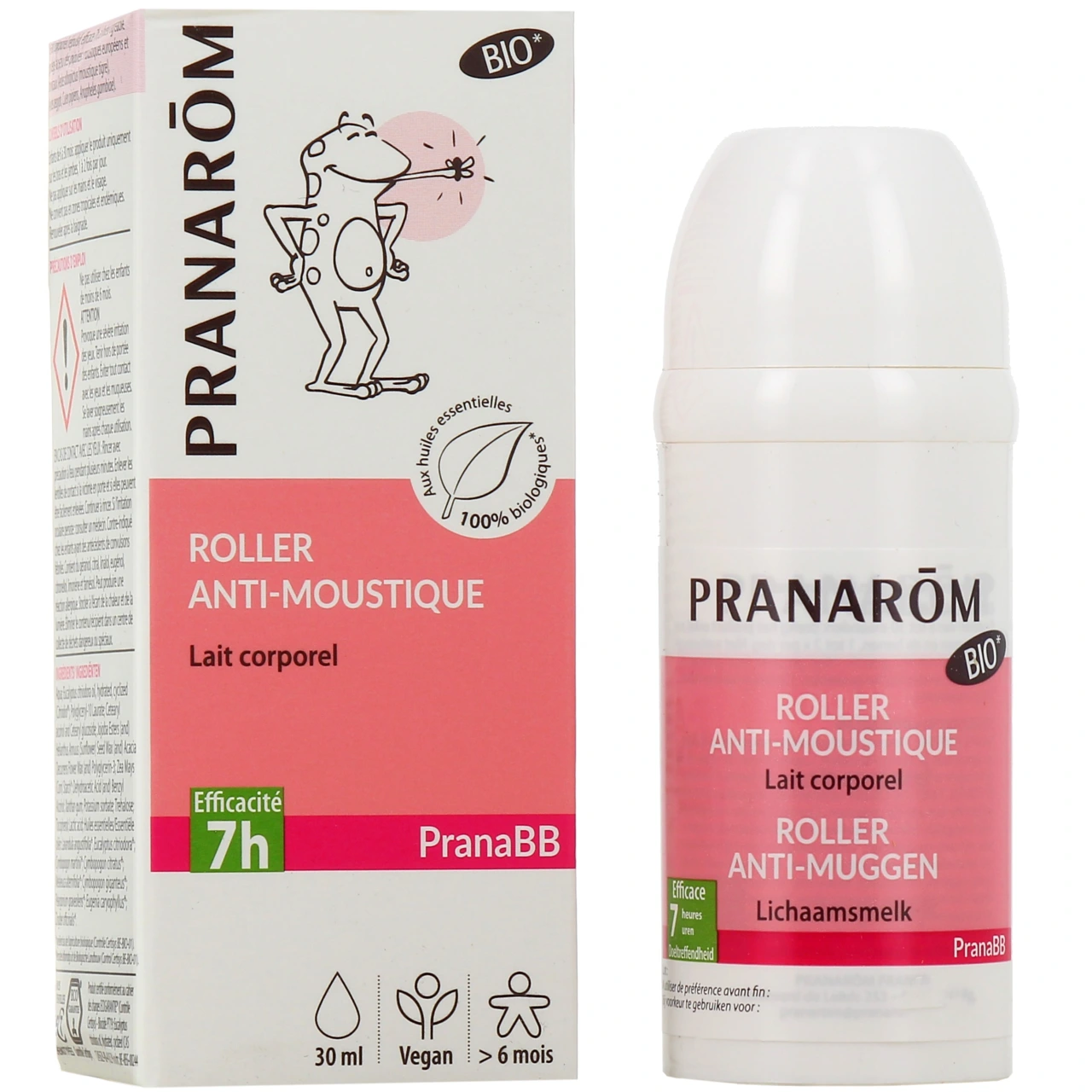 PranaBB Roller Anti-Moustique Lait Corporel Bio - Pranarom