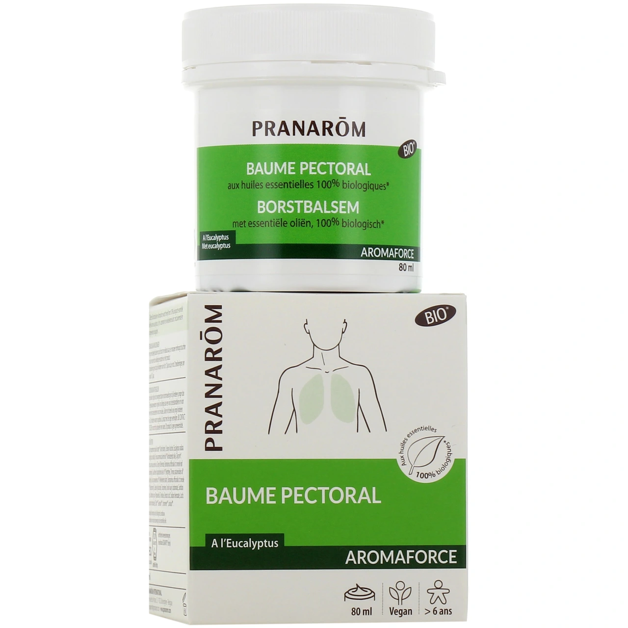 Pranarom Aromaforce Baume pectoral bio - Aromaforce