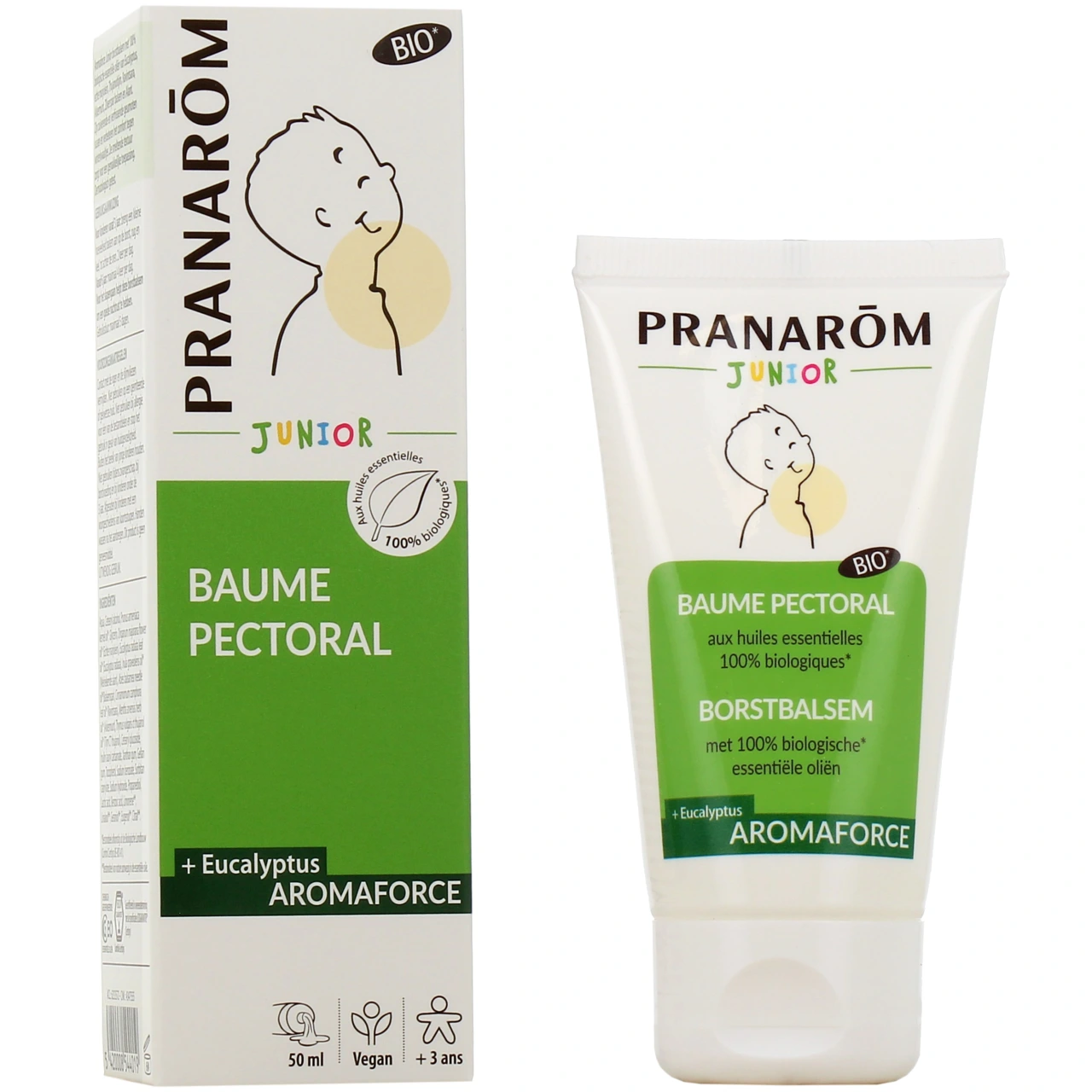 Pranarom Aromaforce Baume Pectoral Junior Bio - Pranarom