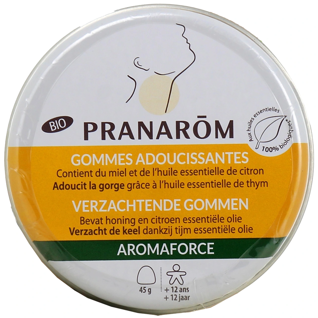 Pranarom Aromaforce Gommes Miel Citron - Aromaforce