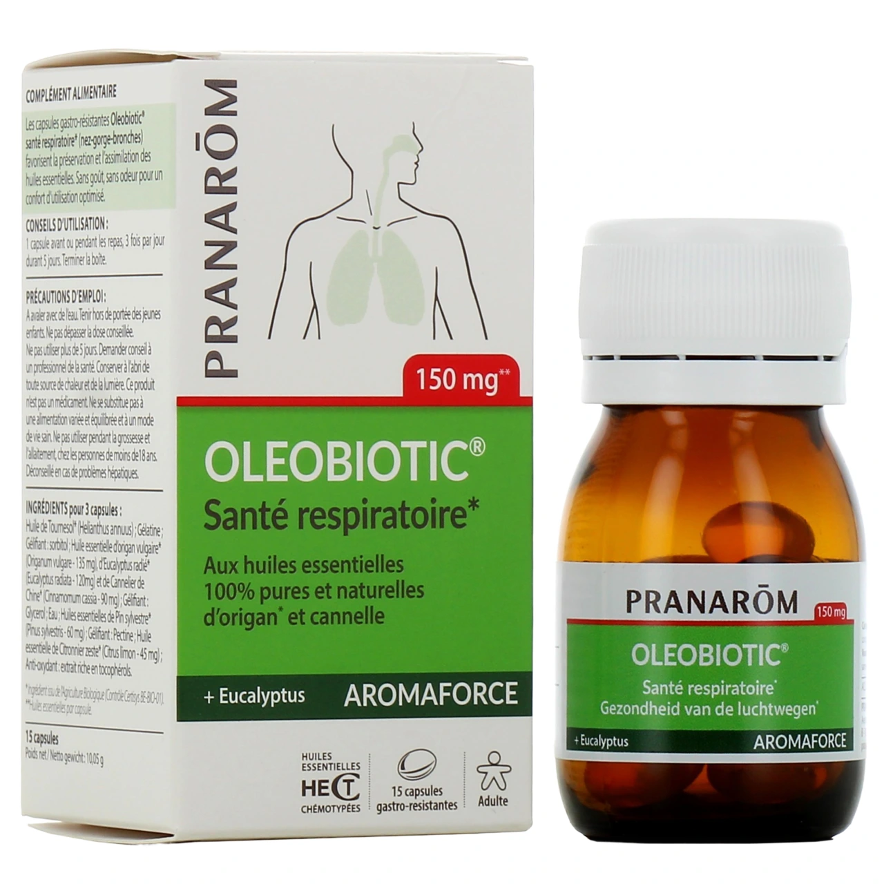 Pranarom Oleobiotic Santé Respiratoire - Aromaforce
