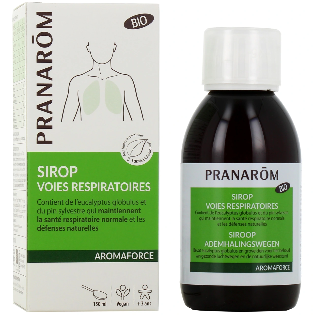Pranarom Aromaforce Sirop Voies Respiratoires Bio - Aromaforce