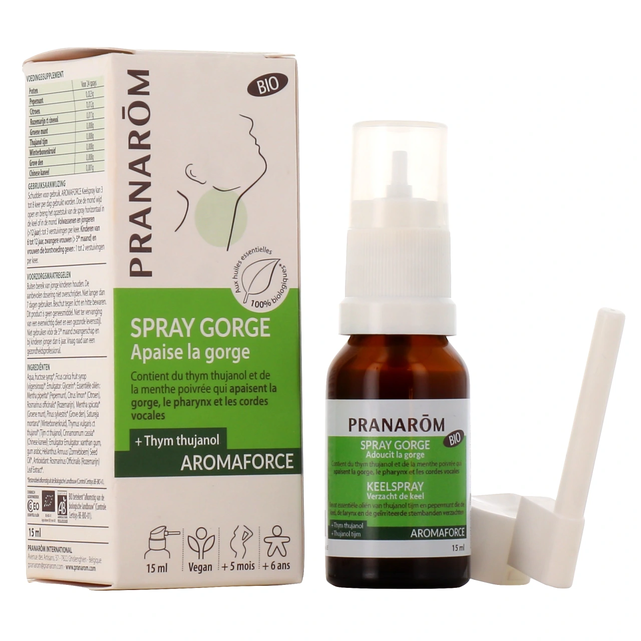 Pranarom Aromaforce Spray Gorge Bio - Aromaforce