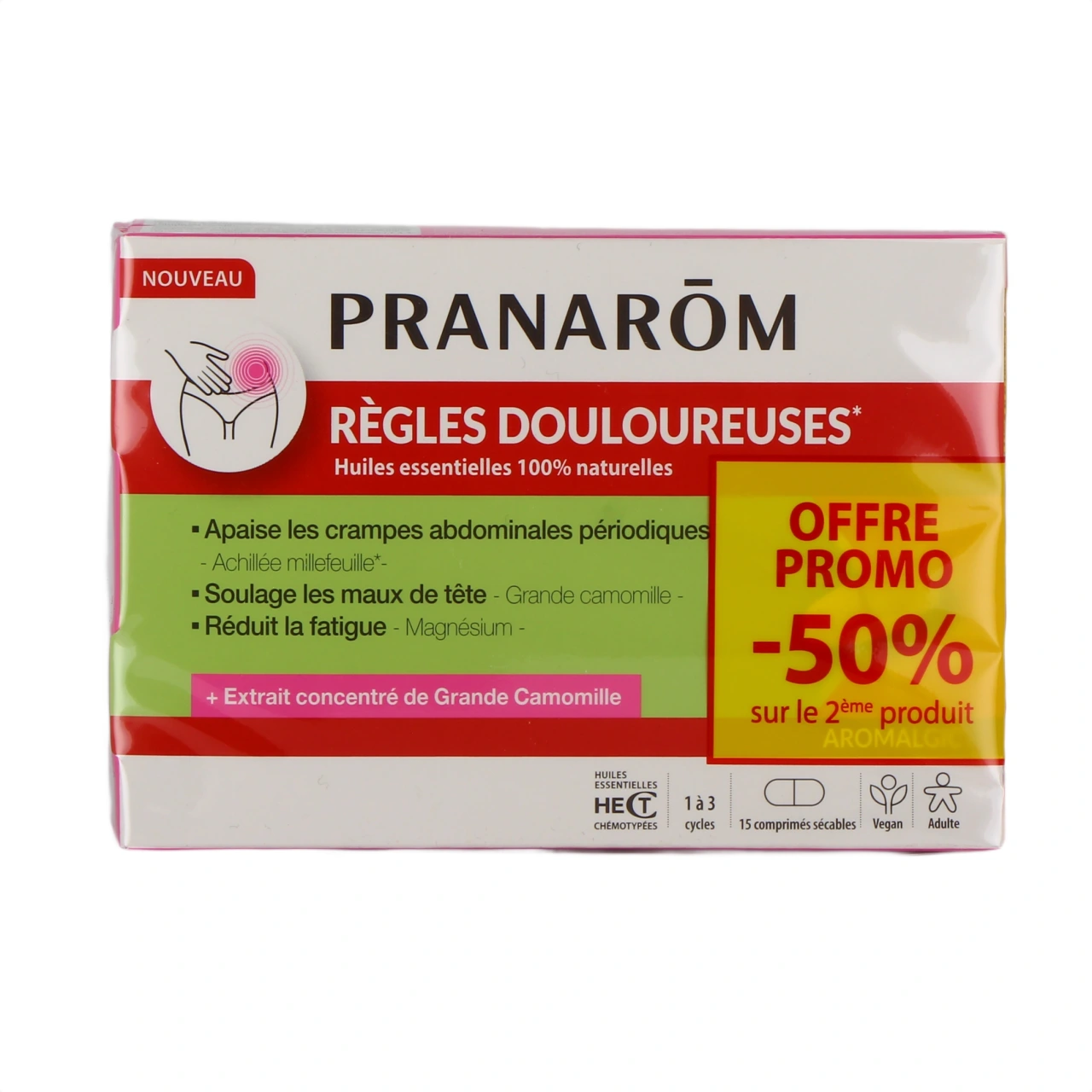 Pranarom Aromalgic Comprimés Règles Douloureuses - Vue 5