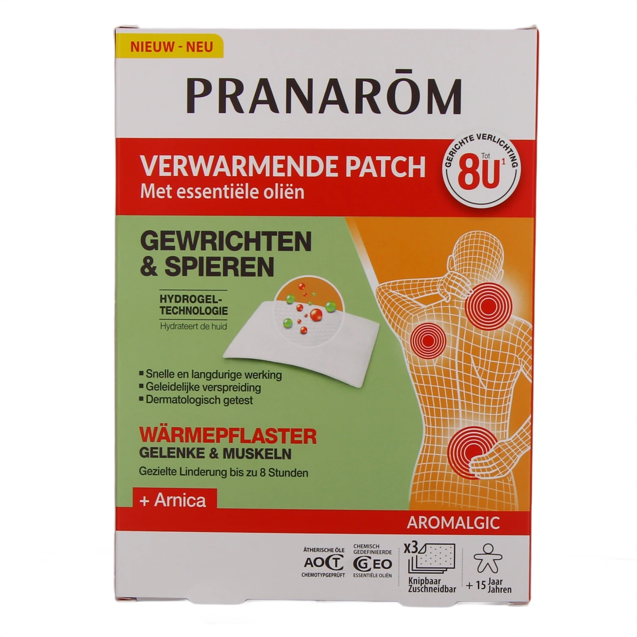 Pranarom Aromalgic Patch Chauffant - Vue 3