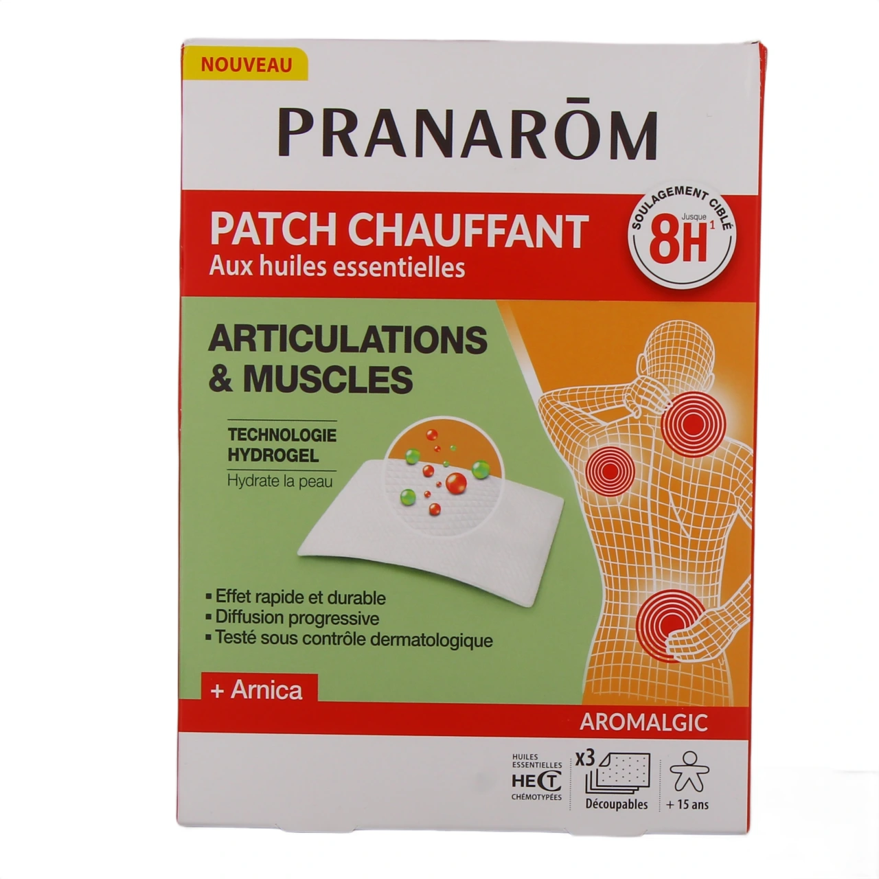 Pranarom Aromalgic Patch Chauffant - Vue 2
