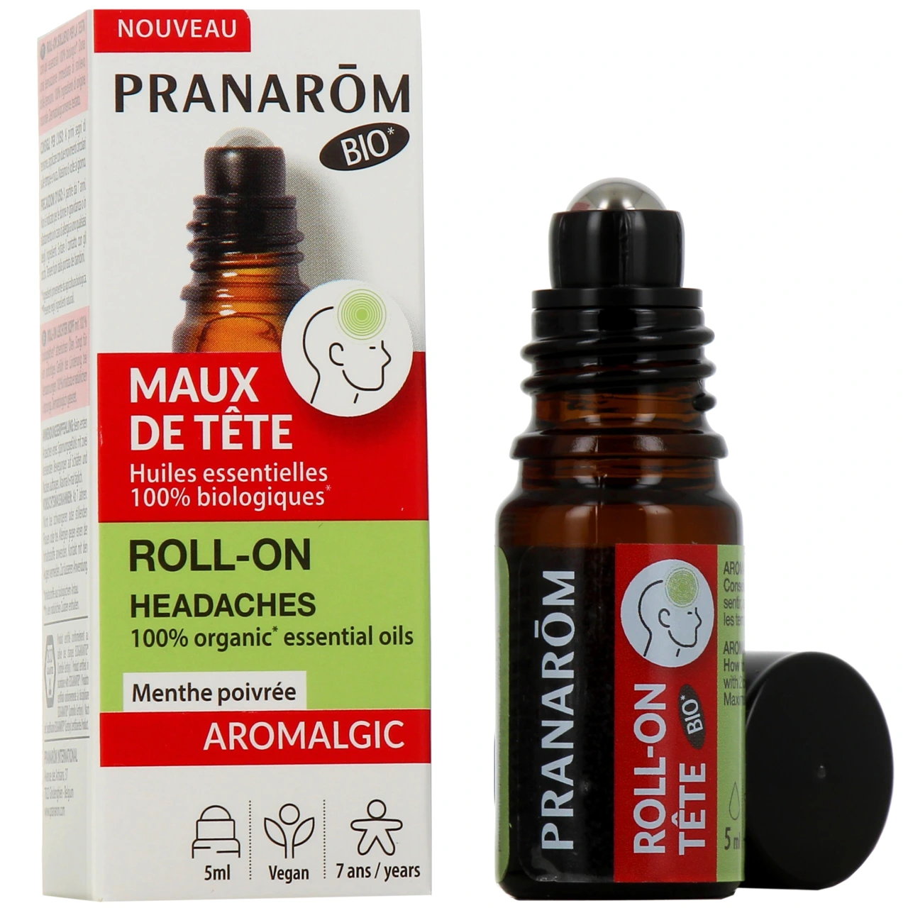 Pranarom Aromalgic Roll-on Maux de Tête - Pranarom