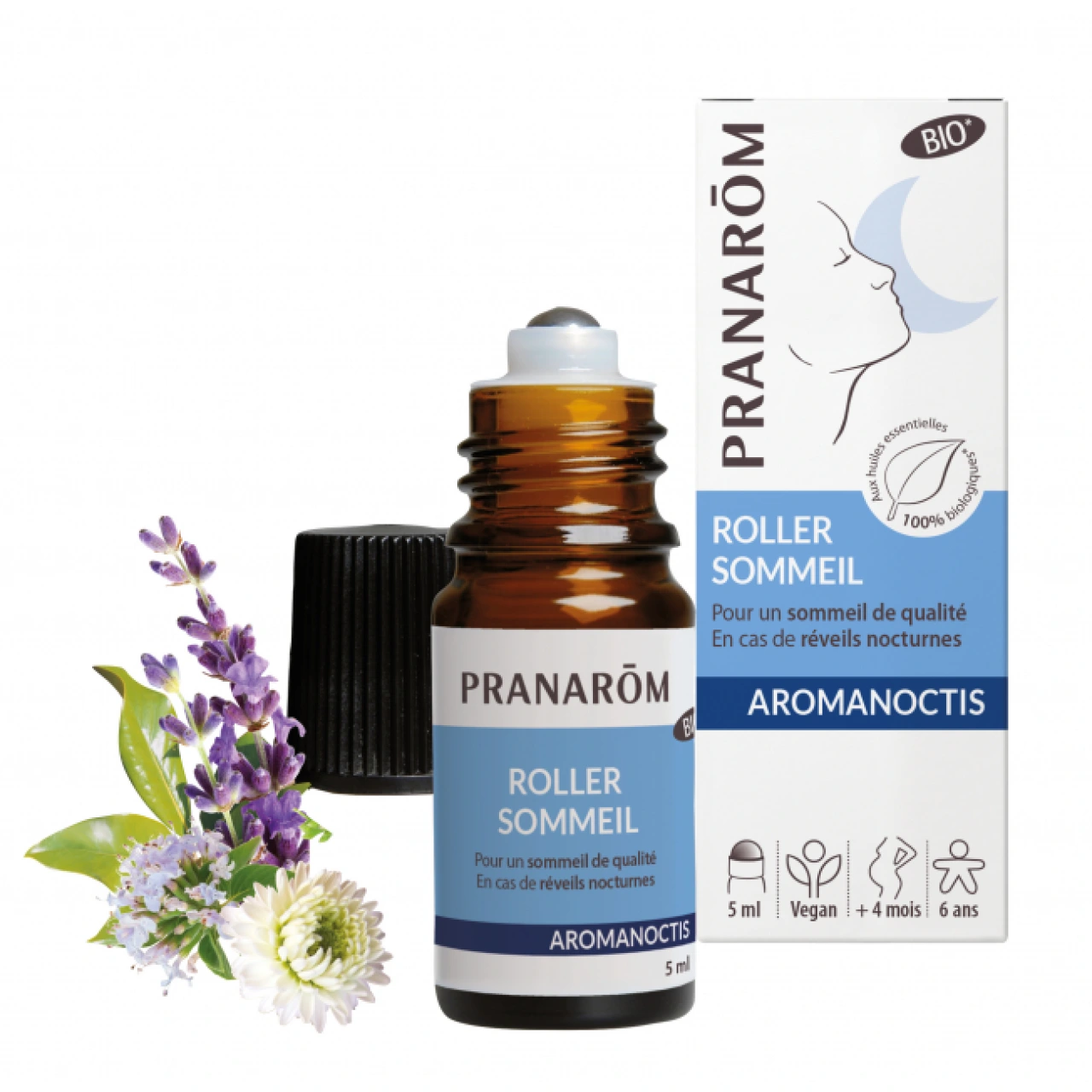 Pranarom Aromanoctis Roller Sommeil Bio - Vue 3