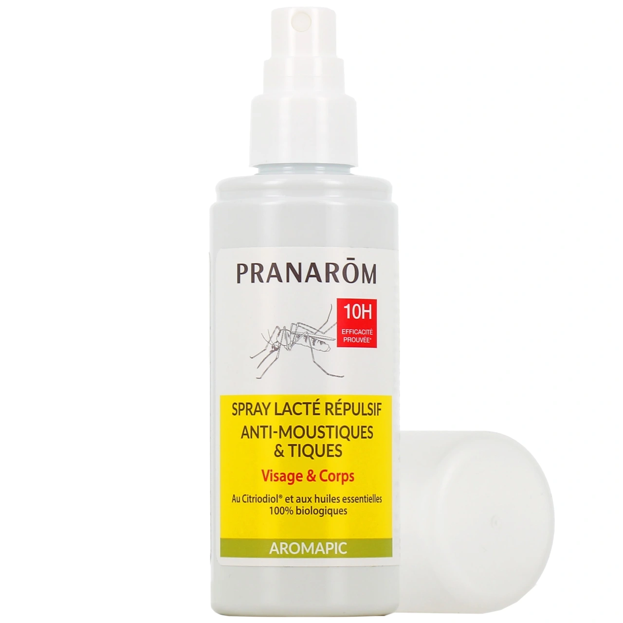 Pranarôm Aromapic Spray Lacté Répulsif Anti-moustiques & Tiques - Pranarom