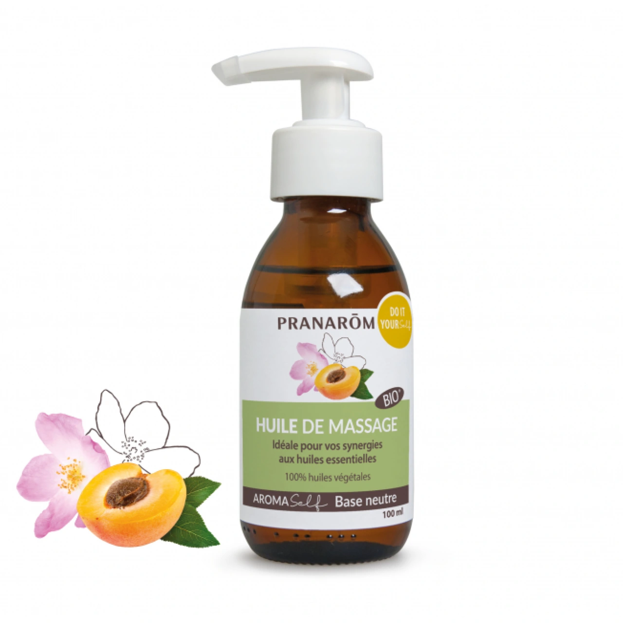 Pranarom Aromaself Huile de Massage Bio - Vue 3