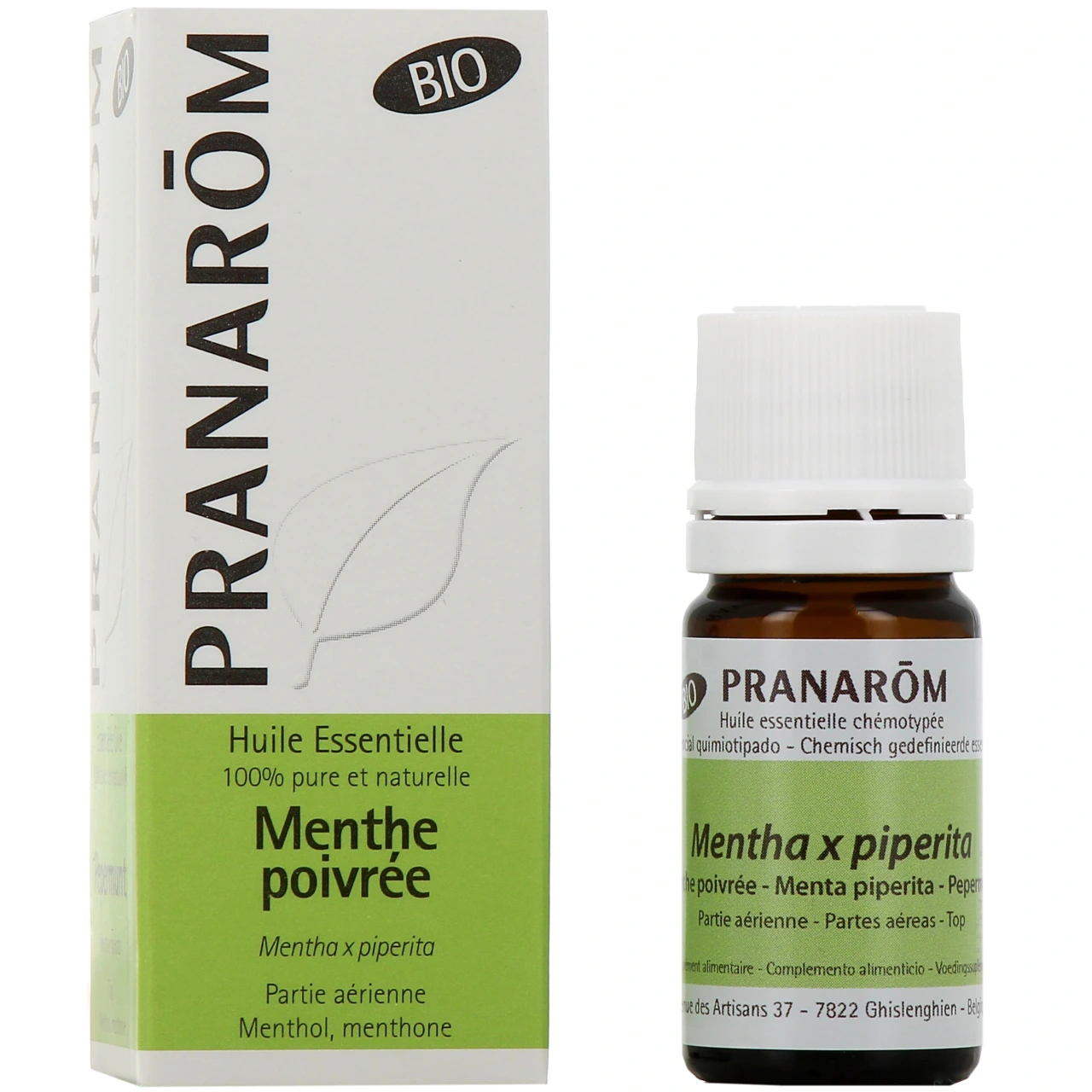 Pranarôm Bio Huile Essentielle Menthe Poivrée - Pranarom