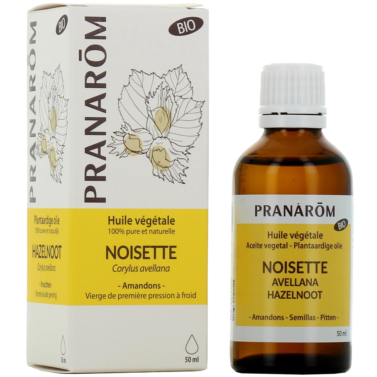 Pranarom Bio Huile végétale de Noisette - Pranarom