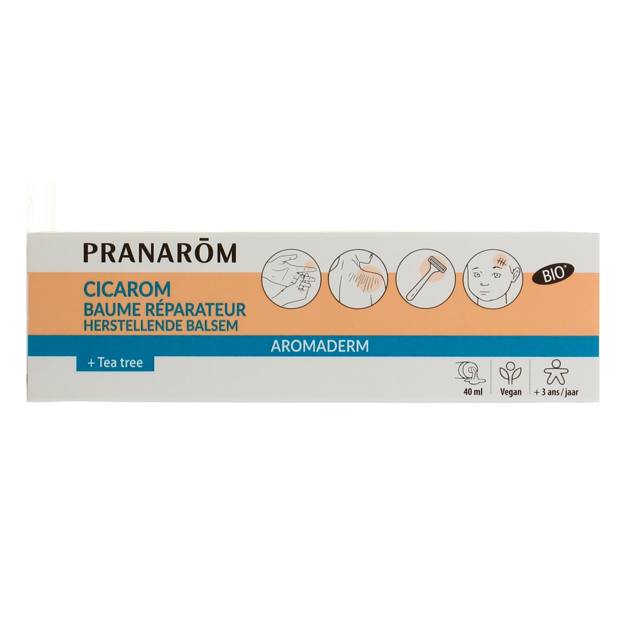 Pranarom Cicarom Bio Aromaderm Baume réparateur - Vue 3