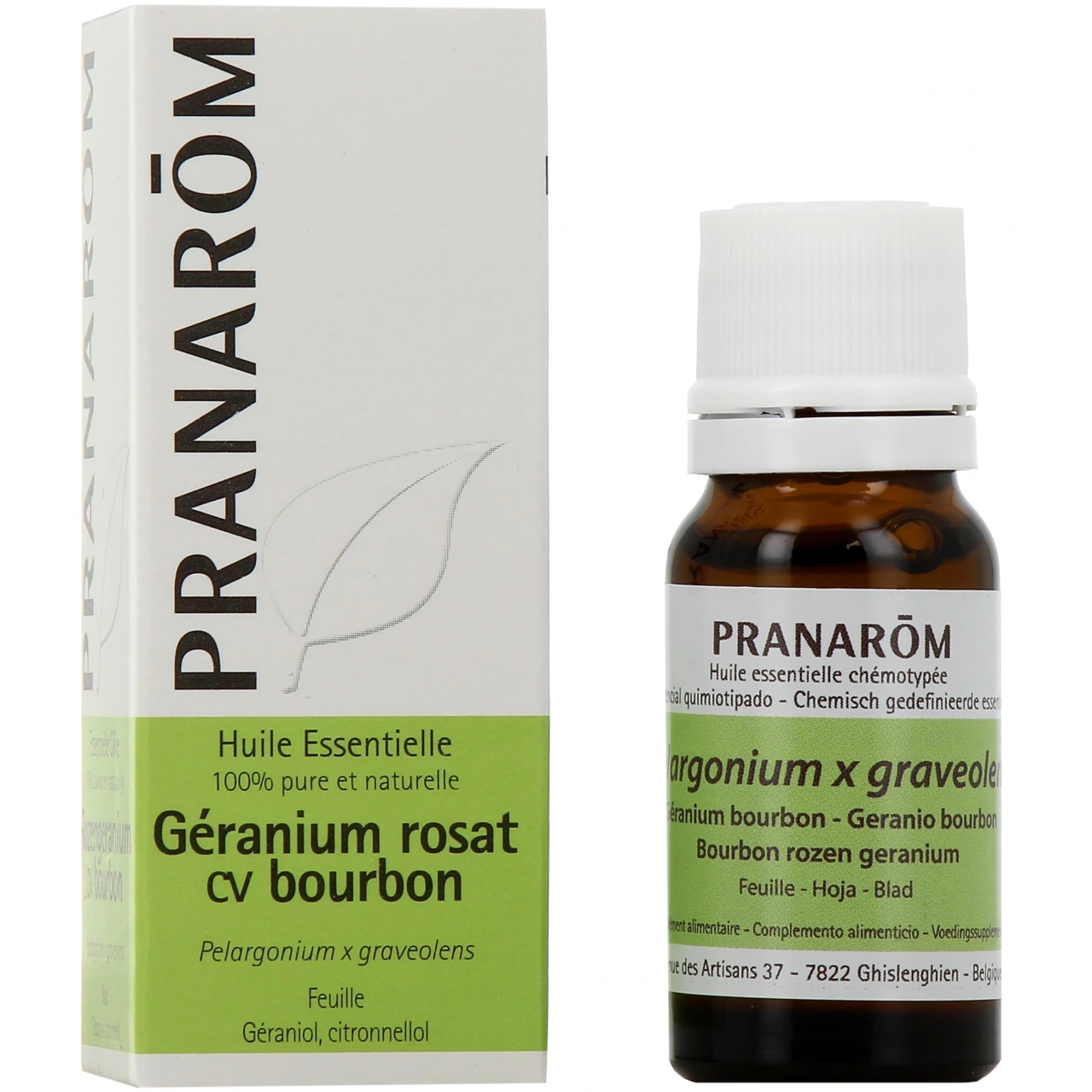 Pranarom Huile Essentielle Géranium Rosat Bourbon - Pranarom