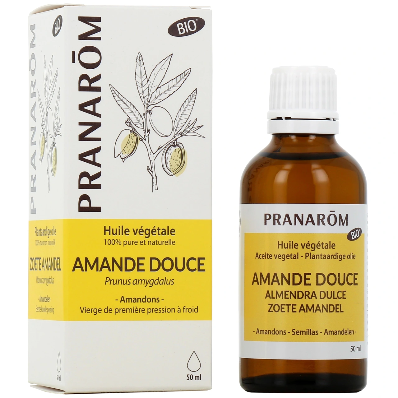 Pranarom huile végétale Amande douce Bio - Pranarom