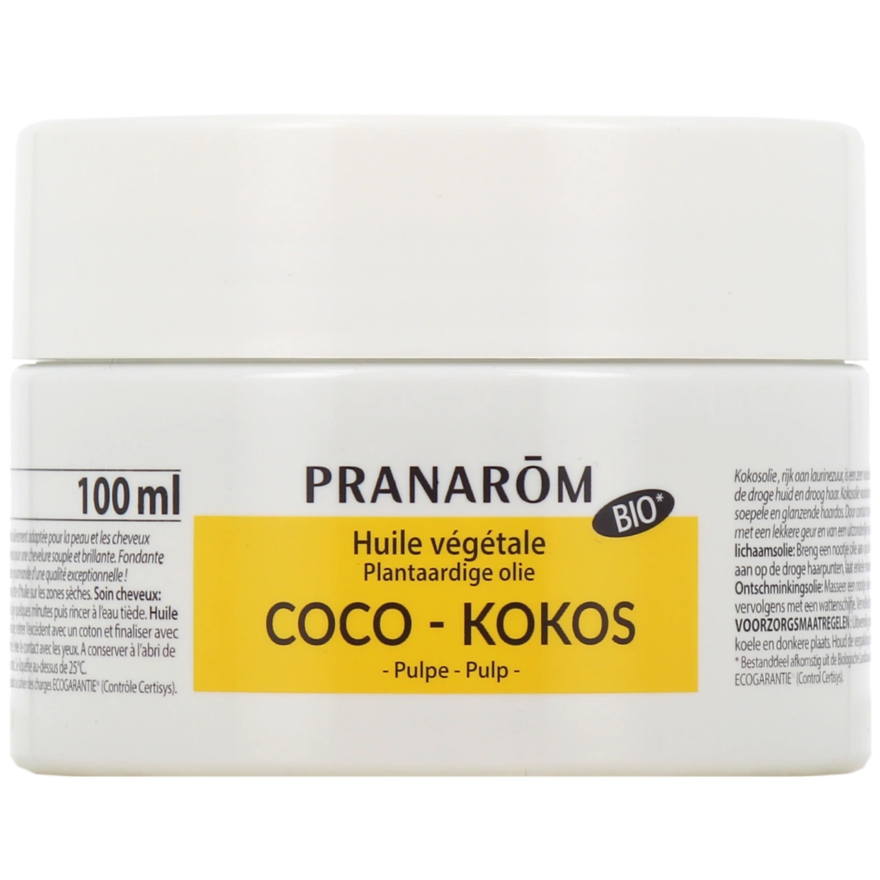 Pranarom Huile Végétale de Coco Bio - Pranarom