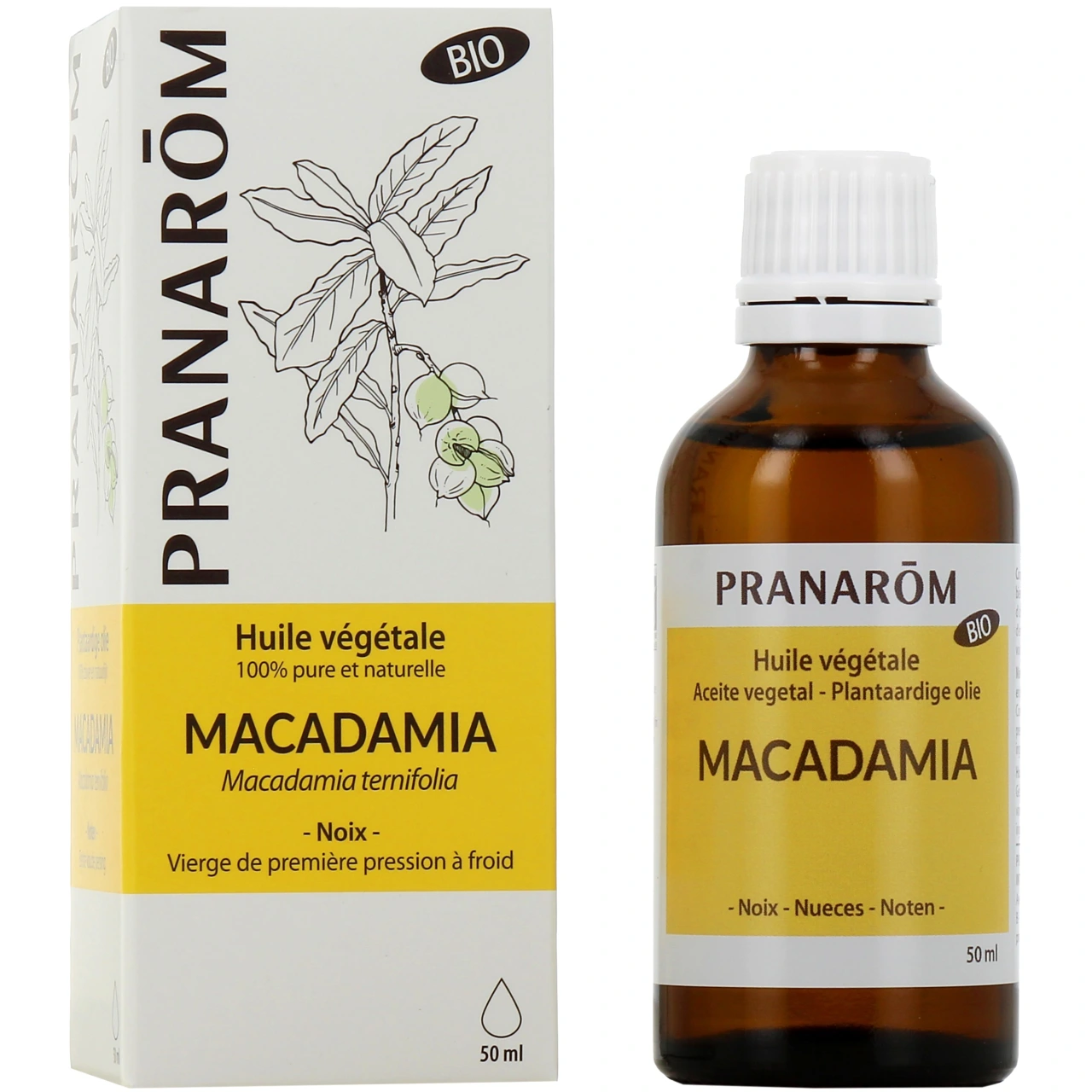 Pranarom Huile Végétale Macadamia Bio - Pranarom
